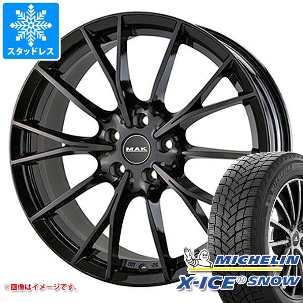 【タイヤ交換対象】BMW G20 3シリーズ用 スタッドレス ミシュラン エックスアイススノー 205/60R16 96H XL MAK ファブリック タイヤホイール4本セット