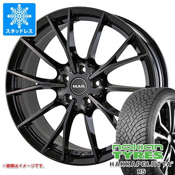 【タイヤ交換対象】BMW F44 2シリーズ用 スタッドレス ノキアン ハッカペリッタ R5 205/55R16 94R XL MAK ファブリック タイヤホイール4本セット|タイヤマックス
