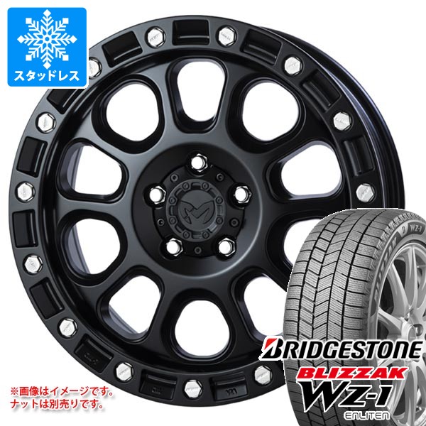 【タイヤ交換対象】ニッサン T31エクストレイル用 スタッドレス ブリヂストン ブリザック WZ-1 215/65R16 98Q MKW M204 タイヤホイール4本セット