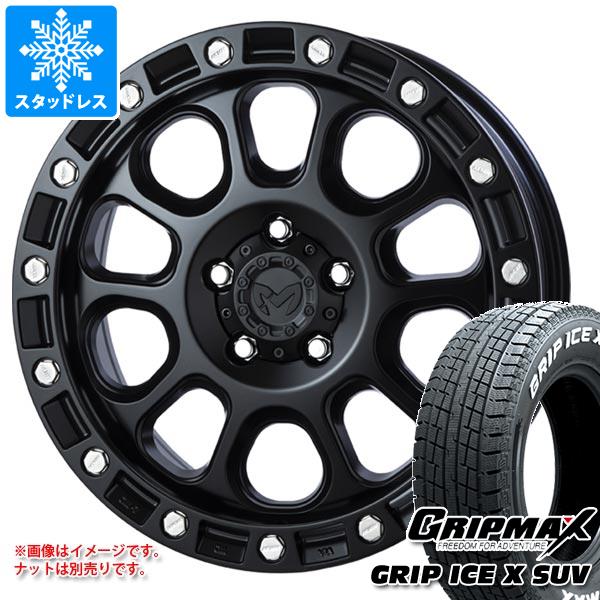 【タイヤ交換対象】RAV4 50系用 スタッドレス グリップマックス グリップアイスエックス SUV 225/65R17 102T ホワイトレター MKW M204 タイヤホイール4本セット|タイヤマックス