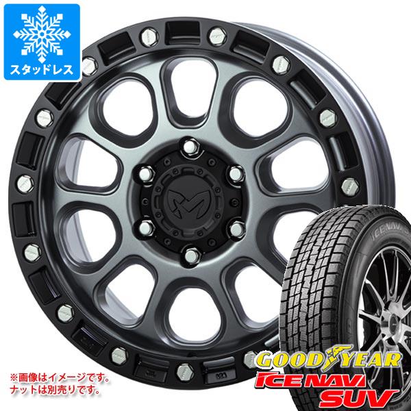 【タイヤ交換対象】トライトン LC2T用 スタッドレス グッドイヤー アイスナビ SUV 265/65R17 112Q MKW M204 タイヤホイール4本セット