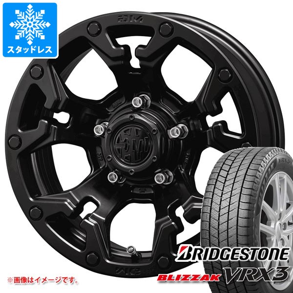 【タイヤ交換対象】スズキ ジムニーノマド JC74W用 スタッドレス ブリヂストン ブリザック VRX3 215/70R16 100Q クリムソン MG ゴーレム タイヤホイール4本セット