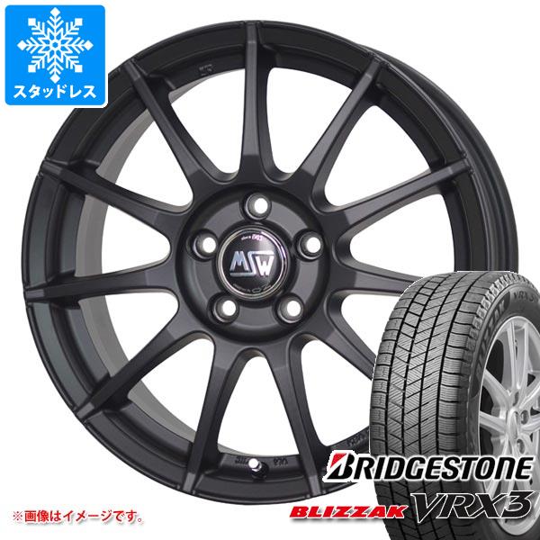 【タイヤ交換対象】フィアット 500e FA1系用 スタッドレス ブリヂストン ブリザック VRX3 205/45R17 84Q OZ MSW 85-2 タイヤホイール4本セット