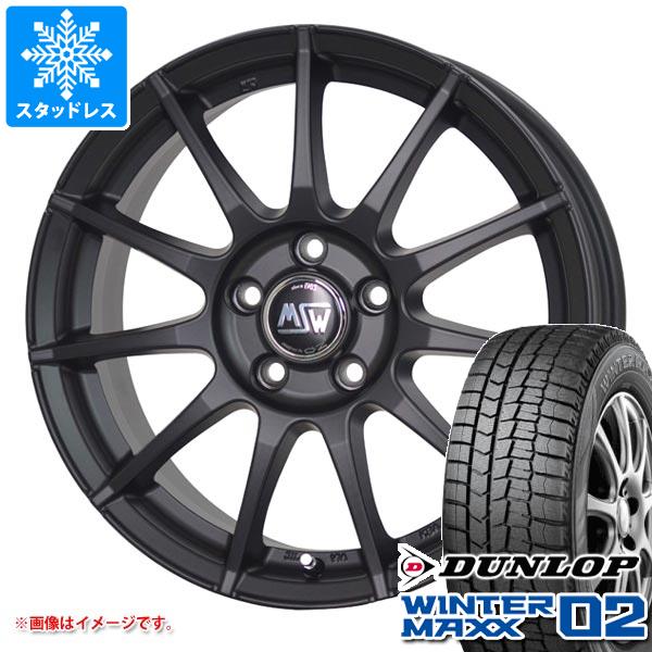 【タイヤ交換対象】メルセデスベンツ X156 GLAクラス用 スタッドレス ダンロップ ウインターマックス02 WM02 215/60R17 96Q OZ MSW 85-2 タイヤホイール4本セット