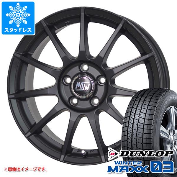 【タイヤ交換対象】MINI ミニ R50/R52/R53用 スタッドレス ダンロップ ウインターマックス03 WM03 175/65R15 88Q XL OZ MSW 85-2 タイヤホイール4本セット|タイヤマックス