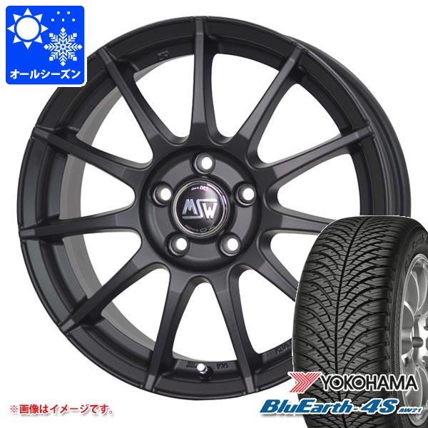 【タイヤ交換対象】フィアット 500e FA1系用 オールシーズンタイヤ ヨコハマ ブルーアース4S AW21 205/45R17 88W OZ MSW 85-2 タイヤホイール4本セット