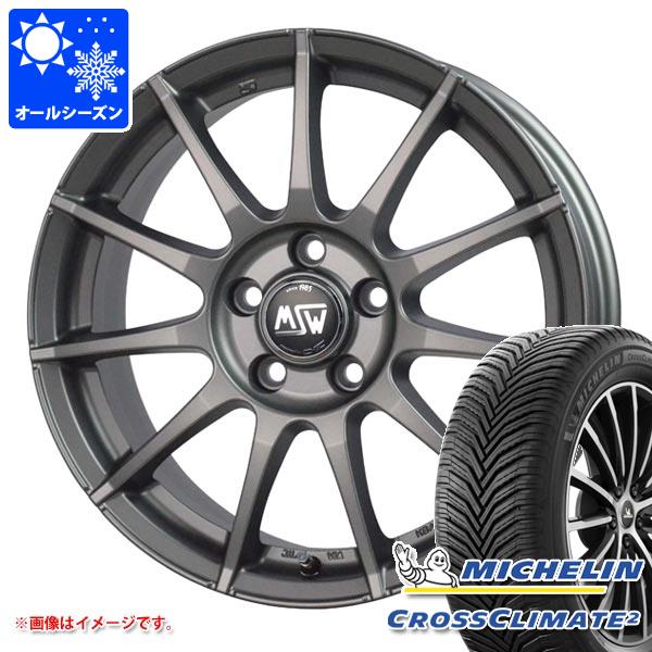 【タイヤ交換対象】ボルボ S60/V60 FD/FB系用 オールシーズンタイヤ ミシュラン クロスクライメート2 235/45R17 97Y XL OZ MSW 85-2 タイヤホイール4本セット|タイヤマックス