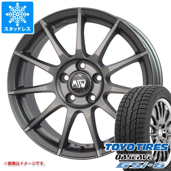 【タイヤ交換対象】BMW G02 X4用 スタッドレス トーヨー オブザーブ GSi-6 225/60R18 100Q OZ MSW 85-2 タイヤホイール4本セット|タイヤマックス