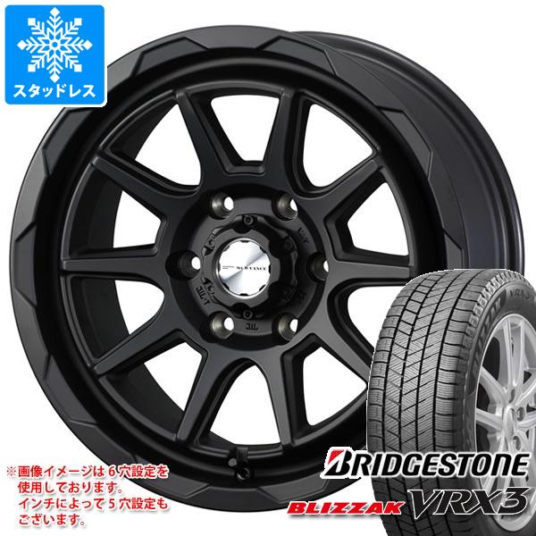 【タイヤ交換対象】アウトランダー GF/GG系用 スタッドレス ブリヂストン ブリザック VRX3 215/70R16 100Q マッドヴァンス06 タイヤホイール4本セット