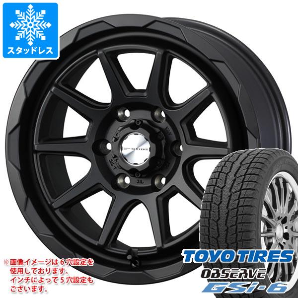 【タイヤ交換対象】FJクルーザー 10系用 スタッドレス トーヨー オブザーブ GSi-6 265/70R17 115Q マッドヴァンス06 タイヤホイール4本セット|タイヤマックス