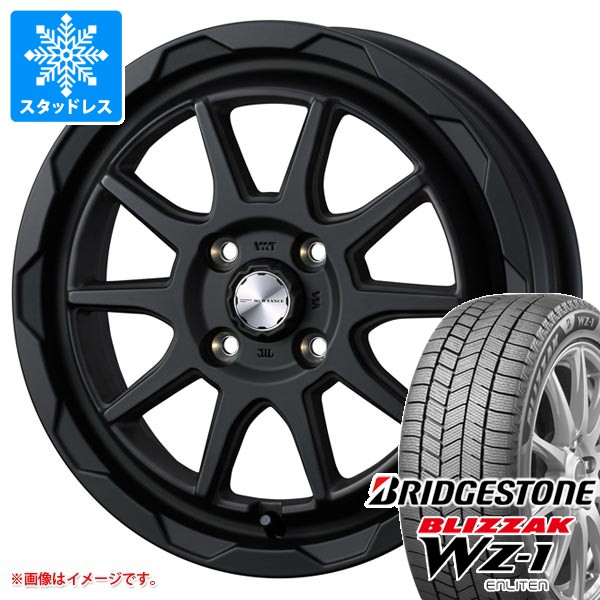 【タイヤ交換対象】スズキ ハスラー用 スタッドレス ブリヂストン ブリザック WZ-1 165/70R14 81Q マッドヴァンス06 タイヤホイール4本セット｜タイヤマックス