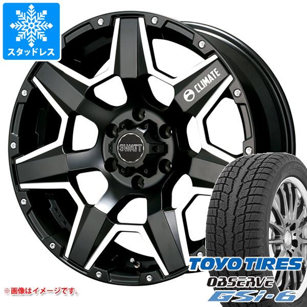【タイヤ交換対象】ランドクルーザー プラド 150系用 スタッドレス トーヨー オブザーブ GSi-6 265/65R17 112Q クライメイト スワット タイヤホイール4本セット｜タイヤマックス