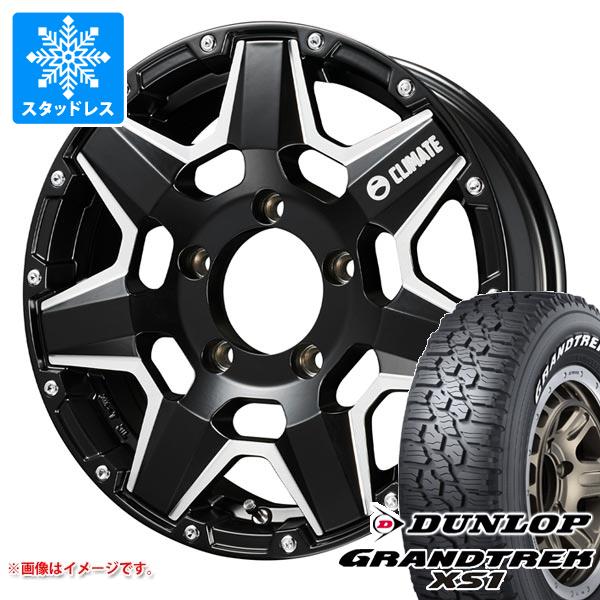 【タイヤ交換対象】5本セット ジムニー用 スタッドレス ダンロップ グラントレック XS1 185/85R16 105/103L LT ホワイトレター クライメイト スワット タイヤホイール5本セット|タイヤマックス