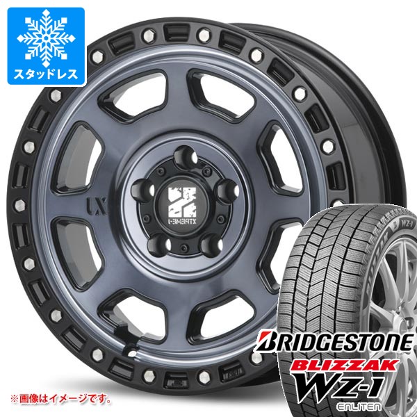 【タイヤ交換対象】ニッサン T31エクストレイル用 スタッドレス ブリヂストン ブリザック WZ-1 215/70R16 100Q MLJ エクストリームJ XJ07 タイヤホイール4本セット