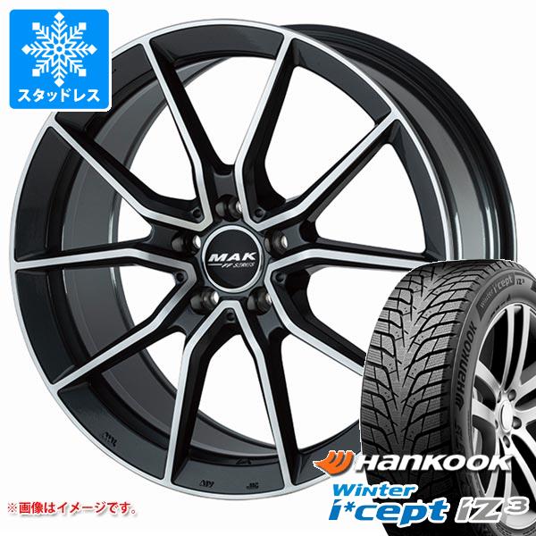 【タイヤ交換対象】メルセデスベンツ W205 Cクラス用 スタッドレス ハンコック ウィンターアイセプト iZ3 W636 225/50R17 98H XL MAK アルジェントエフエフ タイヤホイール4本セット｜タイヤマックス