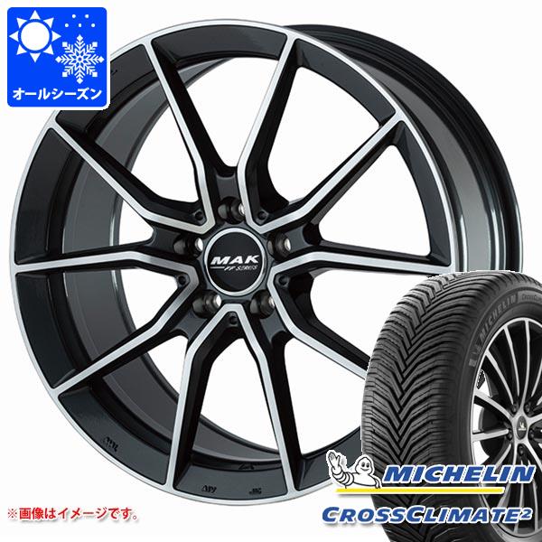 【タイヤ交換対象】メルセデスベンツ C238 Eクラスクーペ用 オールシーズンタイヤ ミシュラン クロスクライメート2 245/45R18 100Y XL MAK アルジェントエフエフ タイヤホイール4本セット｜タイヤマックス 139,651円
