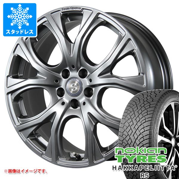 【タイヤ交換対象】BMW G45 X3用 スタッドレス ノキアン ハッカペリッタ R5 SUV 225/60R18 104R XL チームスパルコ ベネージュ タイヤホイール4本セット 123,900円