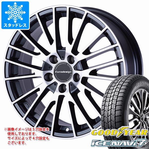 【タイヤ交換対象】メルセデスベンツ H247 GLAクラス用 スタッドレス グッドイヤー アイスナビ7 215/65R17 99Q ユーロデザイン カルヴァー タイヤホイール4本セット|タイヤマックス