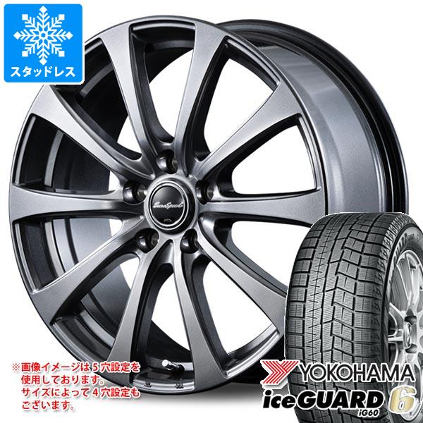【タイヤ交換対象】スタッドレスタイヤ ヨコハマ アイスガードシックス iG60 205/50R16 87Q ＆ MID ホイールズ G10 6.5-16 タイヤホイール4本セット205/50-16 YOKOHAMA iceGUARD 6 iG60