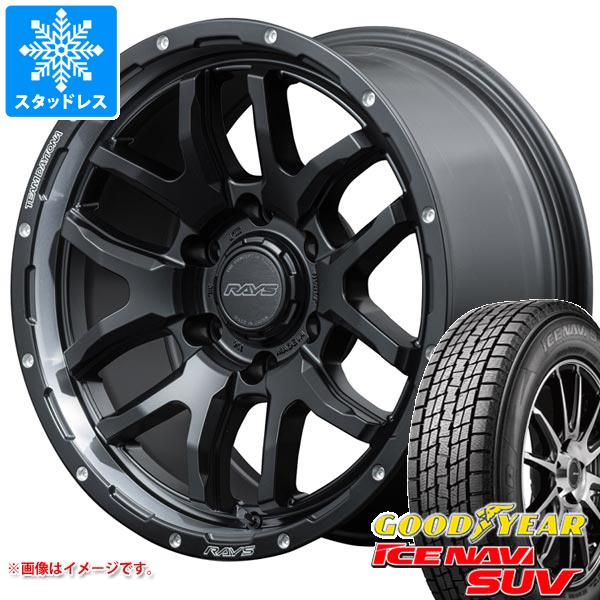 【タイヤ交換対象】5本セット FJクルーザー 10系用 スタッドレス グッドイヤー アイスナビ SUV 265/70R17 115Q レイズ デイトナ F6 ブースト タイヤホイール5本セット