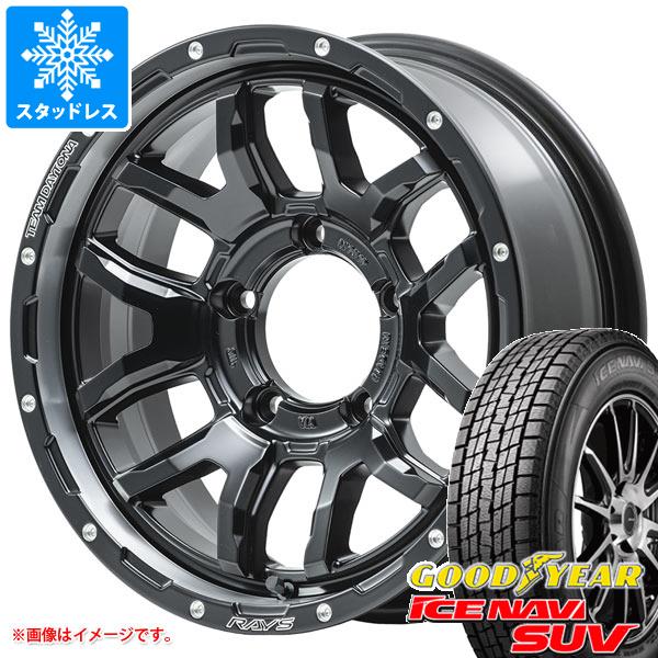 【タイヤ交換対象】スズキ ジムニーノマド JC74W用 スタッドレス グッドイヤー アイスナビ SUV 215/70R16 100Q レイズ デイトナ F6 ブースト タイヤホイール4本セット