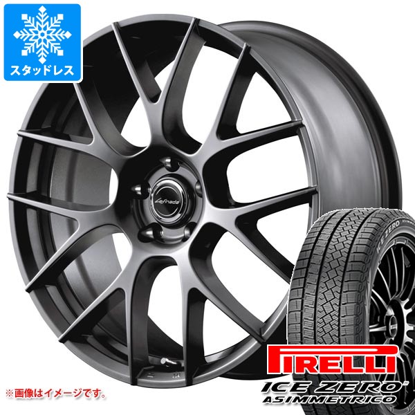 【タイヤ交換対象】 レクサス NX 20系用 スタッドレス ピレリ アイスゼロアシンメトリコ SUV 235/60R18 107H XL レフィナーダ モーション3 タイヤホイール4本セット