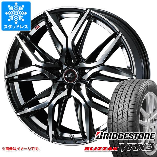 【タイヤ交換対象】スタッドレスタイヤ ブリヂストン ブリザック VRX3 225/55R19 103Q XL ＆ レオニス LM 7.5-19 タイヤホイール4本セット225/55-19 BRIDGESTONE BLIZZAK VRX3