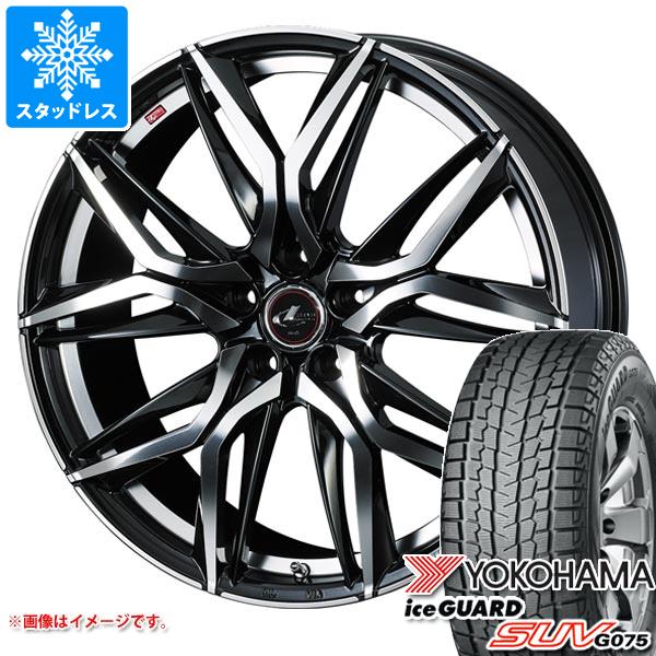 【タイヤ交換対象】スタッドレスタイヤ ヨコハマ アイスガード SUV G075 225/65R18 103Q ＆ レオニス LM 7.0-18 タイヤホイール4本セット225/65-18 YOKOHAMA iceGUARD SUV G075