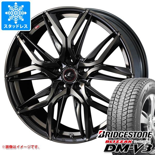 【タイヤ交換対象】スタッドレスタイヤ ブリヂストン ブリザック DM-V3 225/60R17 99Q & レオニス LM 7.0-17 タイヤホイール4本セット225/60-17 BRIDGESTONE BLIZZAK DM-V3|タイヤマックス