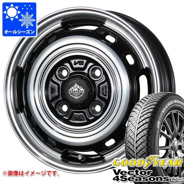 オールシーズン 165/50R15 73H グッドイヤー ベクター 4シーズンズ ハイブリッド ランドフット XFG 4.5-15 タイヤホイール4本セット|タイヤマックス