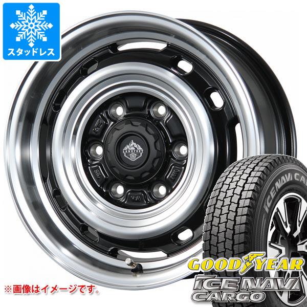 【タイヤ交換対象】トヨタ ハイエース 200系用 スタッドレス グッドイヤー アイスナビカーゴ 195/80R15 107/105N ランドフット XFG タイヤホイール4本セット 73,260円