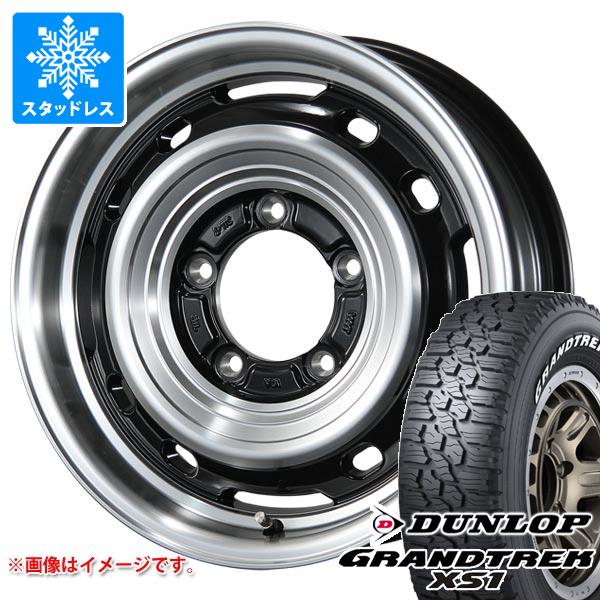 【タイヤ交換対象】ジムニー JB64W用 スタッドレス ダンロップ グラントレック XS1 LT215/70R16 100/97N ホワイトレター ランドフット XFG タイヤホイール4本セット|タイヤマックス