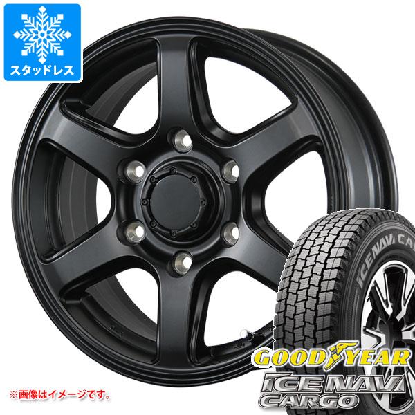 【タイヤ交換対象】トヨタ ハイエース 200系用 スタッドレス グッドイヤー アイスナビカーゴ 195/80R15 107/105N エムイーエー タイヤホイール4本セット