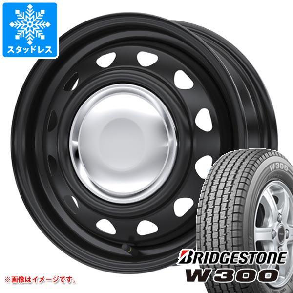 【タイヤ交換対象】スタッドレスタイヤ ブリヂストン W300 145/80R12 80/78N (145R12 6PR相当) ＆ ネオキャロ 3.5-12 タイヤホイール4本セット145/80-12 BRIDGESTONE W300 36,465円
