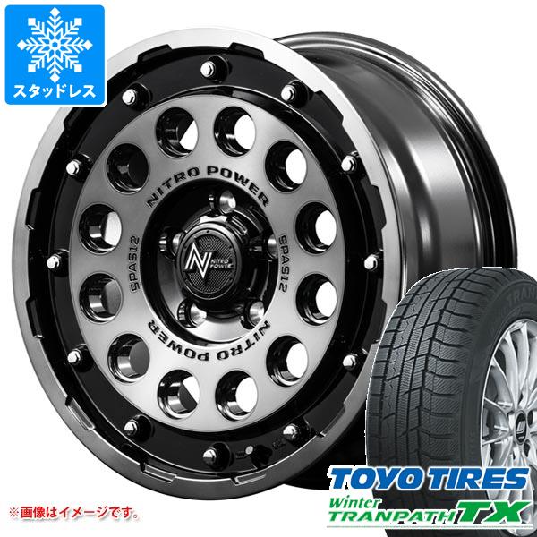 【タイヤ交換対象】スタッドレスタイヤ トーヨー ウィンタートランパス TX 215/70R16 100Q ＆ ナイトロパワー H12 ショットガン 7.0-16 タイヤホイール4本セット215/70-16 TOYO Winter TRANPATH TX｜タイヤマックス