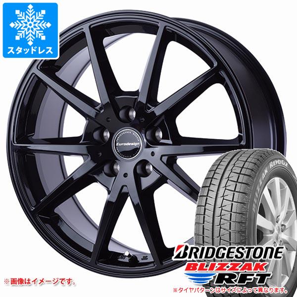 【タイヤ交換対象】MINI クロスオーバー F60用 スタッドレス ブリヂストン ブリザック RFT 225/55RF17 97Q ランフラット ユーロデザイン スウィンドン タイヤホイール4本セット|タイヤマックス