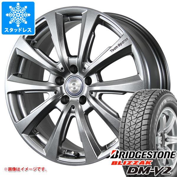 【タイヤ交換対象】ジャガー Fペース DC系用 スタッドレス ブリヂストン ブリザック DM-V2 255/55R19 111Q XL チームスパルコ ヴァローザ ver.02 タイヤホイール4本セット|タイヤマックス