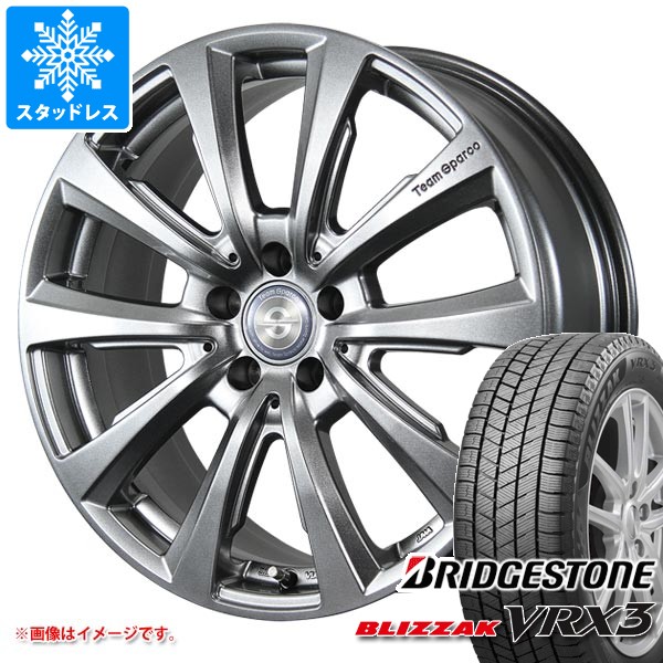 【タイヤ交換対象】MINI クロスオーバー F60用 スタッドレス ブリヂストン ブリザック VRX3 225/55R17 97Q チームスパルコ ヴァローザ ver.02 タイヤホイール4本セット|タイヤマックス