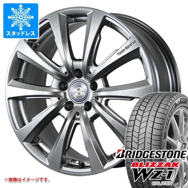 【タイヤ交換対象】アウディ Q5 8R系用 スタッドレス ブリヂストン ブリザック WZ-1 235/65R17 108Q XL チームスパルコ ヴァローザ ver.02 タイヤホイール4本セット