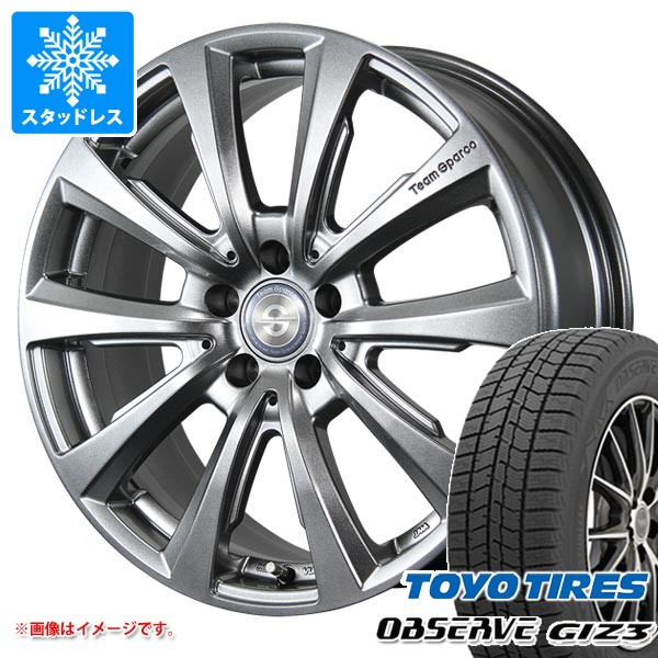 【タイヤ交換対象】VW ザビートル用 スタッドレス トーヨー オブザーブ ギズ3 235/45R18 94Q チームスパルコ ヴァローザ ver.02 タイヤホイール4本セット|タイヤマックス