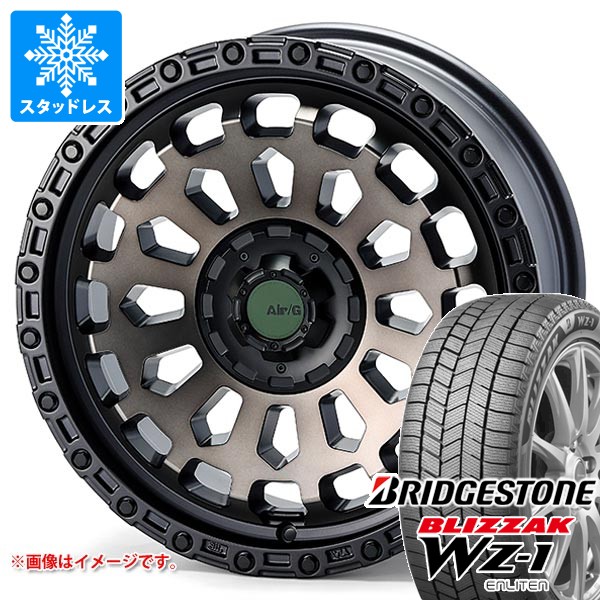 【タイヤ交換対象】トヨタ RAV4 50系用 スタッドレス ブリヂストン ブリザック WZ-1 235/65R17 108Q XL エアージー ヴァルカン タイヤホイール4本セット
