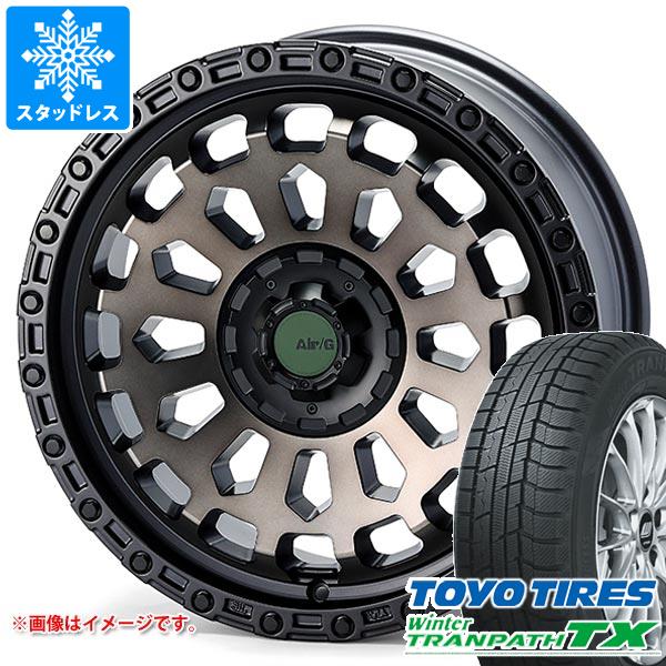 【タイヤ交換対象】ミツビシ デリカD5用 スタッドレス トーヨー ウィンタートランパス TX 225/65R17 102Q エアージー ヴァルカン タイヤホイール4本セット|タイヤマックス
