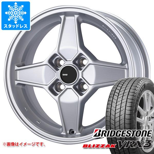 【タイヤ交換対象】フィアット 500 312系用 スタッドレス ブリヂストン ブリザック VRX3 175/65R14 82Q アウトストラーダ アウトストラーダ ウノ タイヤホイール4本セット｜タイヤマックス