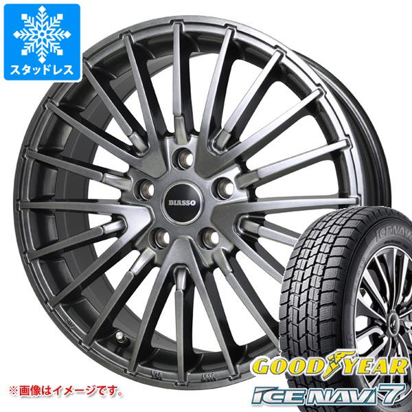 【タイヤ交換対象】VW T-ロック用 2026年製 スタッドレス グッドイヤー アイスナビ7 215/55R17 94Q ビアッソ BI-02 タイヤホイール4本セット|タイヤマックス