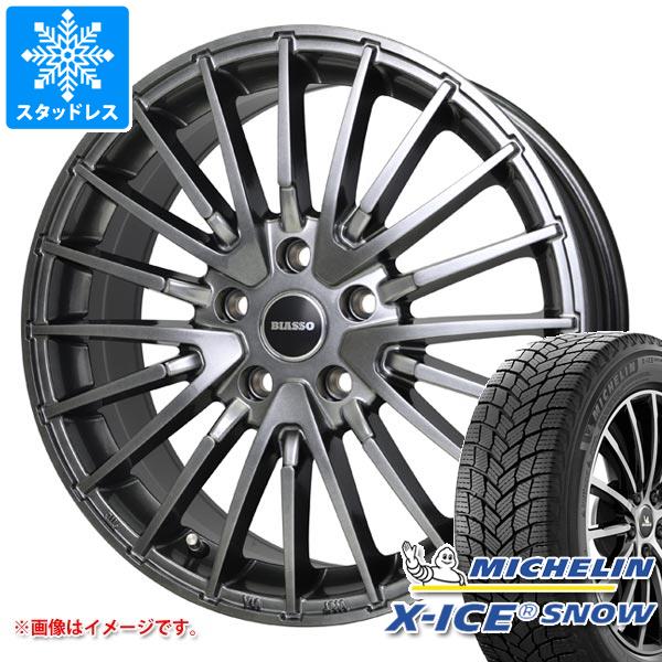 【タイヤ交換対象】アウディ A6 F2系用 スタッドレス ミシュラン エックスアイススノー 225/60R17 103T XL ビアッソ BI-02 タイヤホイール4本セット|タイヤマックス