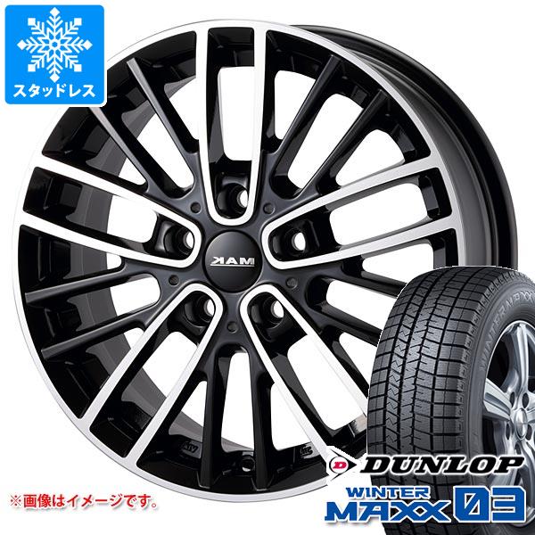 【タイヤ交換対象】MINI MINI クーパーEV J01用 スタッドレス ダンロップ ウインターマックス03 WM03 195/60R16 89Q MAK チェルシー タイヤホイール4本セット|タイヤマックス