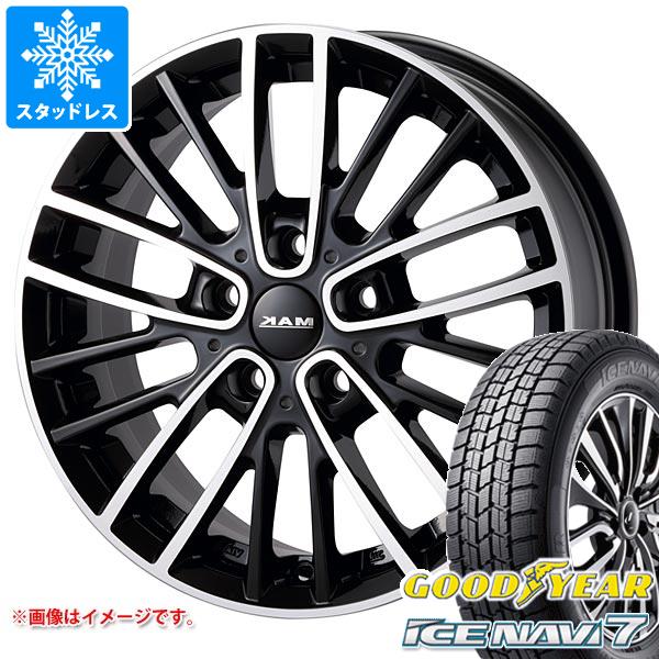 【タイヤ交換対象】MINI クロスオーバー F60用 スタッドレス グッドイヤー アイスナビ7 225/55R17 97Q MAK チェルシー タイヤホイール4本セット|タイヤマックス