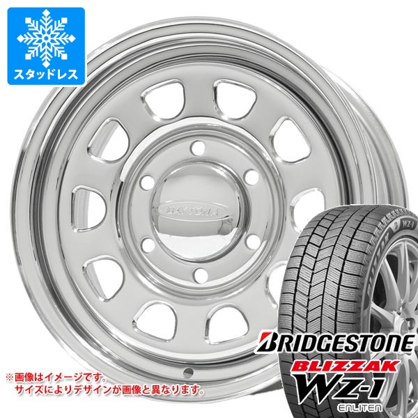【タイヤ交換対象】ニッサン NV350キャラバン E26用 スタッドレス ブリヂストン ブリザック WZ-1 215/70R16 100Q デイトナズ G2 タイヤホイール4本セット