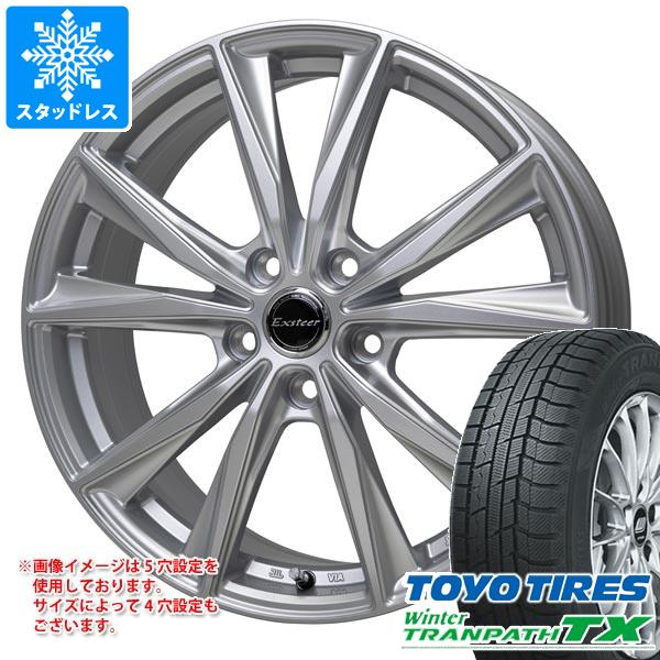 【タイヤ交換対象】スタッドレスタイヤ トーヨー ウィンタートランパス TX 165/60R15 77Q & エクスター ST 4.5-15 タイヤホイール4本セット165/60-15 TOYO Winter TRANPATH TX|タイヤマックス