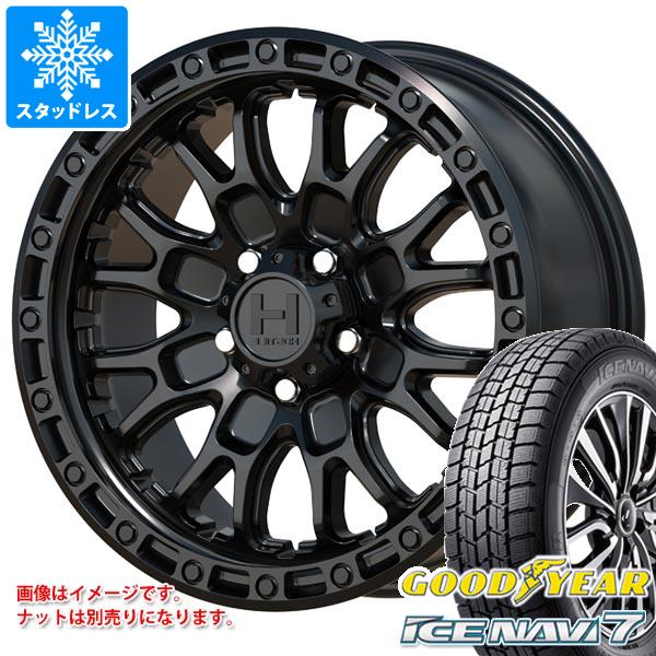 【タイヤ交換対象】2026年製 スタッドレスタイヤ グッドイヤー アイスナビ7 225/60R17 99Q & ホスタイル H135 リッジクレスト 8.0-17 タイヤホイール4本セット225/60-17 GOODYEAR ICE NAVI 7|タイヤマックス
